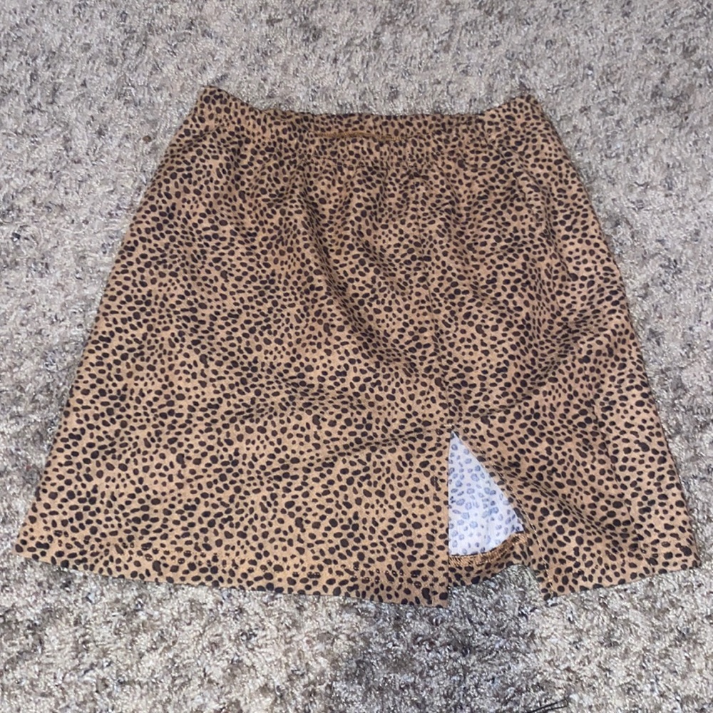 SHEIN animal printed skirt, xs, never worn
